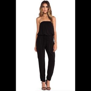VELVET by Graham Spencer Lexa Strapless Jumpsuit